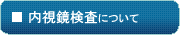 内視鏡検査について